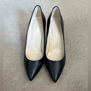 Nine West Black Heels Classic Pointed-Toe Pumps